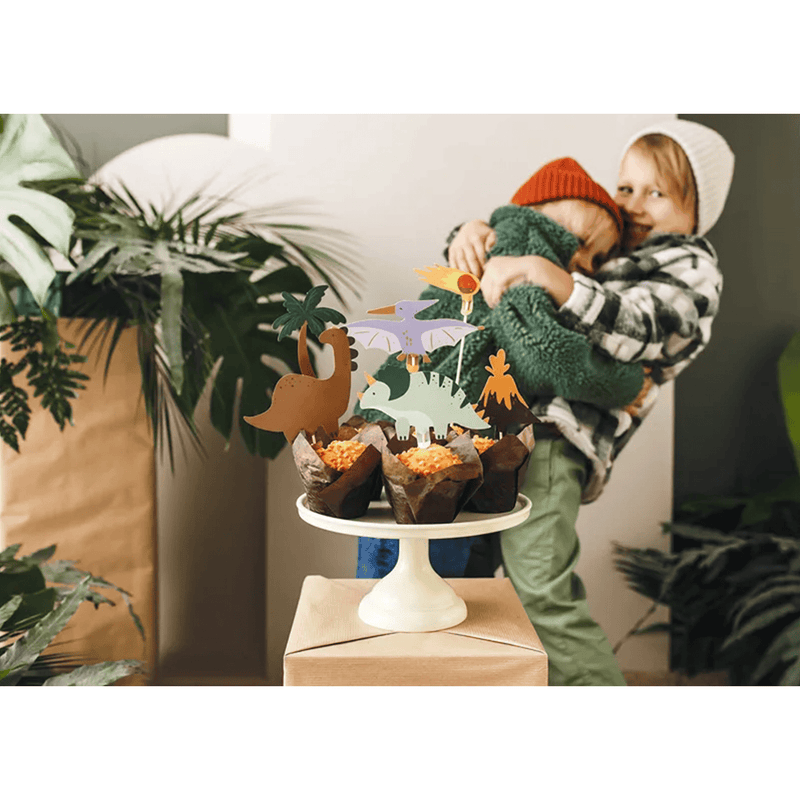 6 Cake Topper - Dinosaurier