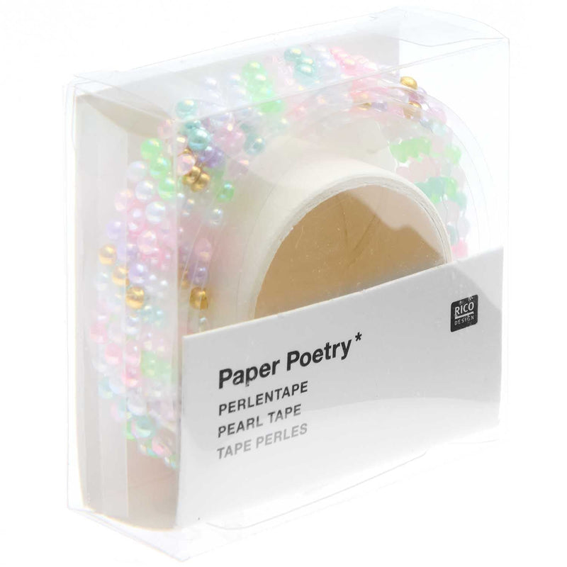 Tape Perlen, Stripes, Multicolor, 1,9 x 50 cm