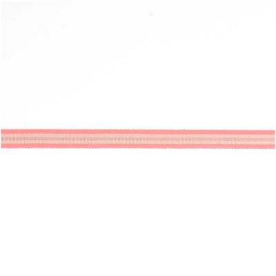 Webband Multi Streifen, Neon Pink/Gelb/Grau, 10 mm x 3 m | Boutique Ballooons