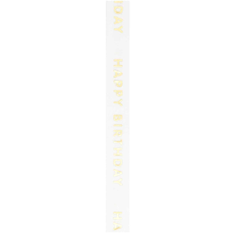 Tape Happy Birthday, natural FSC MIX