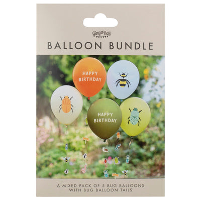 Insekten-Party Geburtstagsballons mit Insekten-Ballon-Schwänzen | Boutique Ballooons