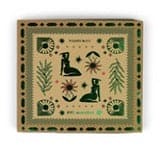 Jumbo Boxed Matches w/ Foil Accents, 100 Matches w/ Green Tips - Femme