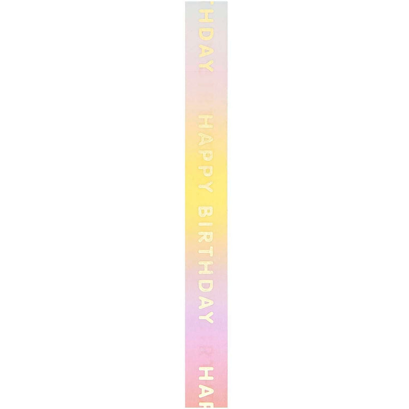 Tape Happy Birthday, rainbow FSC MIX