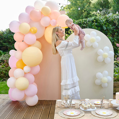Gänseblümchen-Cupcake-Topper mit Pom Poms | Boutique Ballooons
