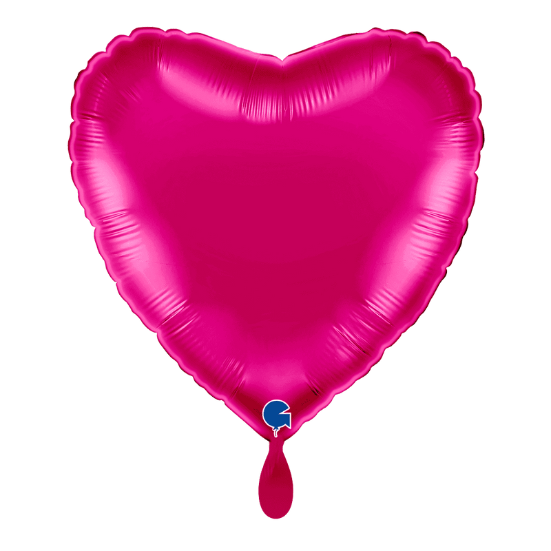 Herzballon Magenta