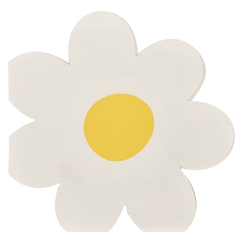 Gänseblümchen-Blumenmuster Papierservietten | Boutique Ballooons
