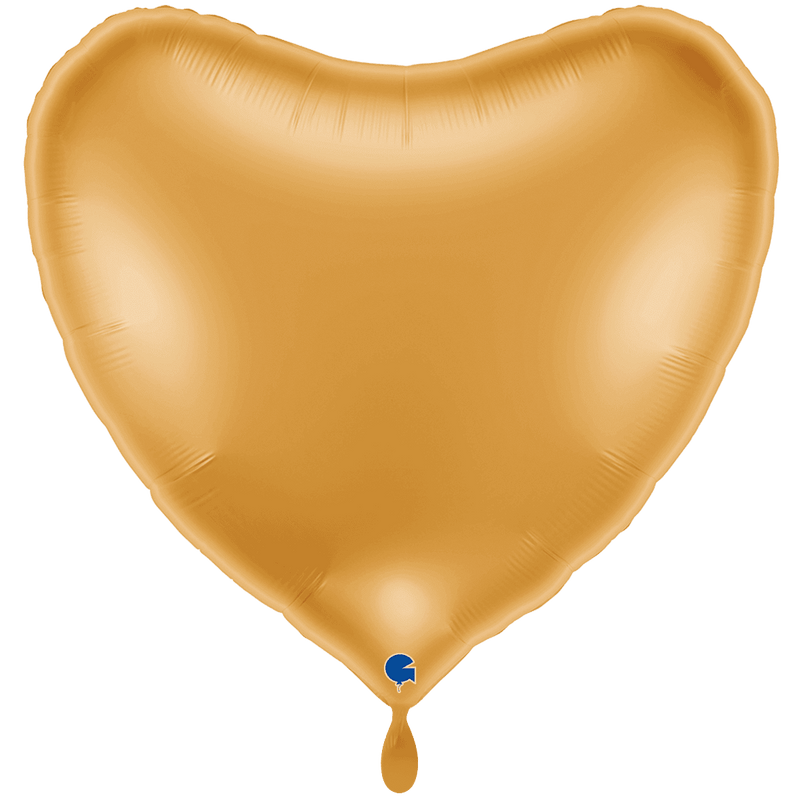 Herzballon XXL Gold