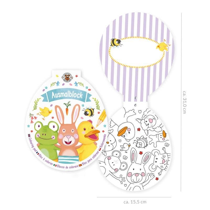 Tommy & Frida Malblock Ostern | Boutique Ballooons