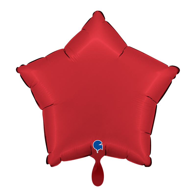 Sternballon Satin Rubin Red