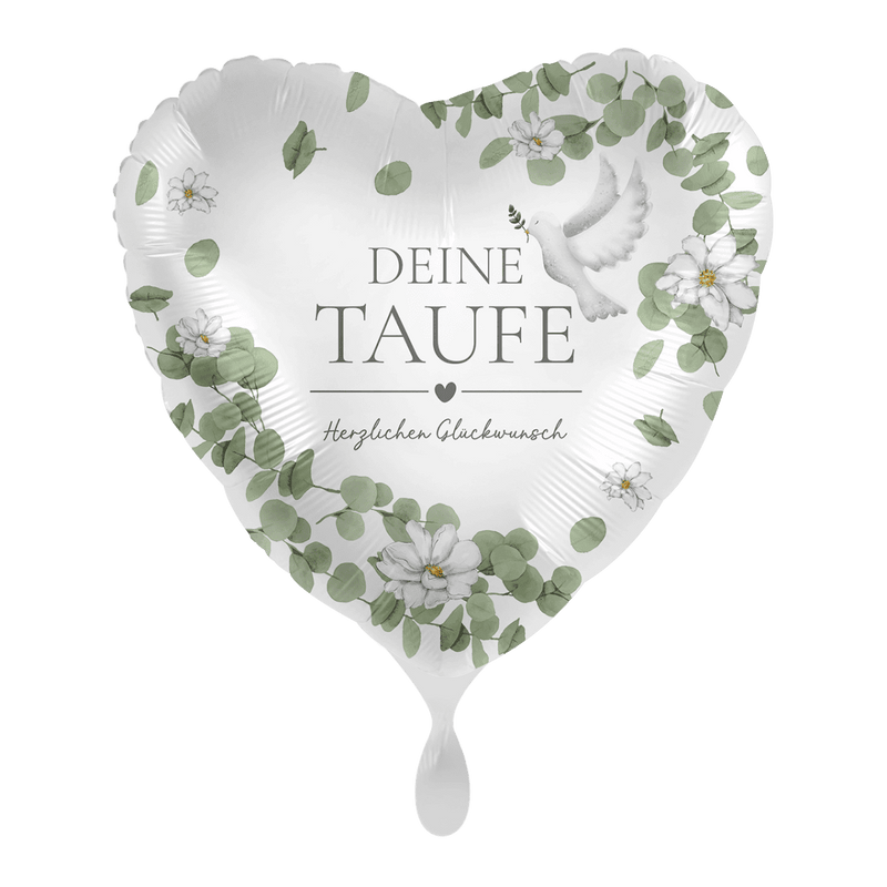 Folienballon Baptize heartly wishes