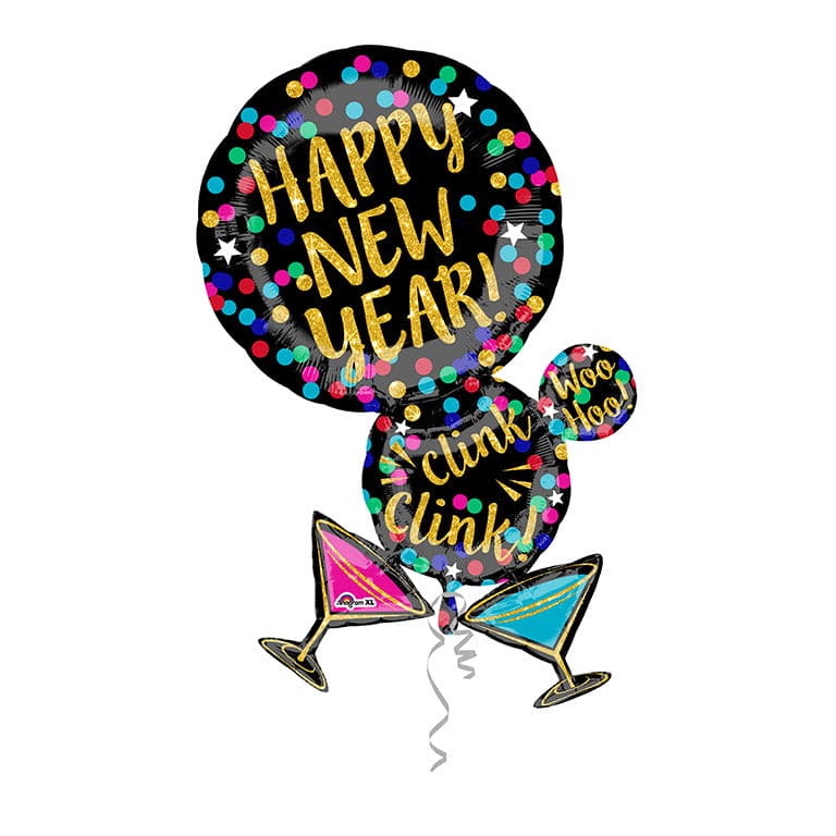 Happy New Year Clink Clink XXL