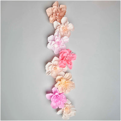 Krepppapier Blüten Set, Primrose Hill, M, FSC MIX