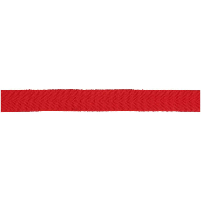 Baumwollband, Rot, 16 mm x 3 m