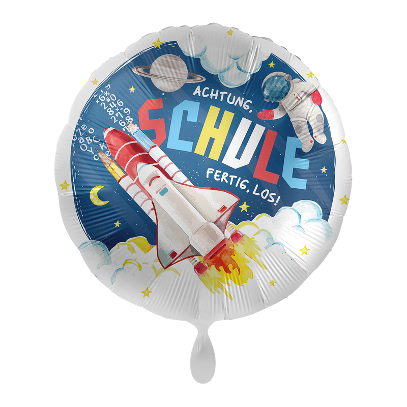Folienballon Planet Schule