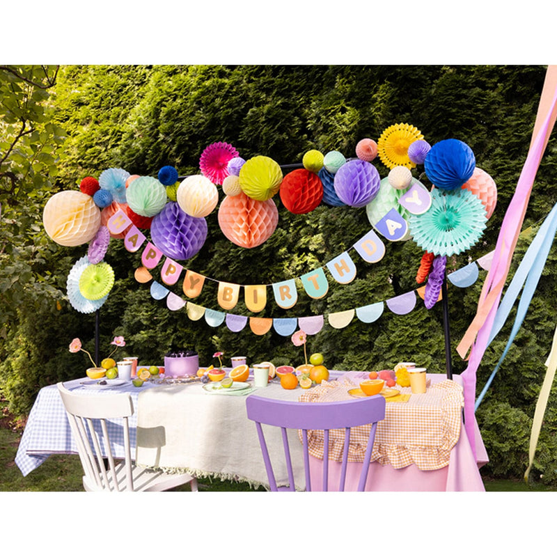 1 Bannergirlande - Happy Birthday Colourful