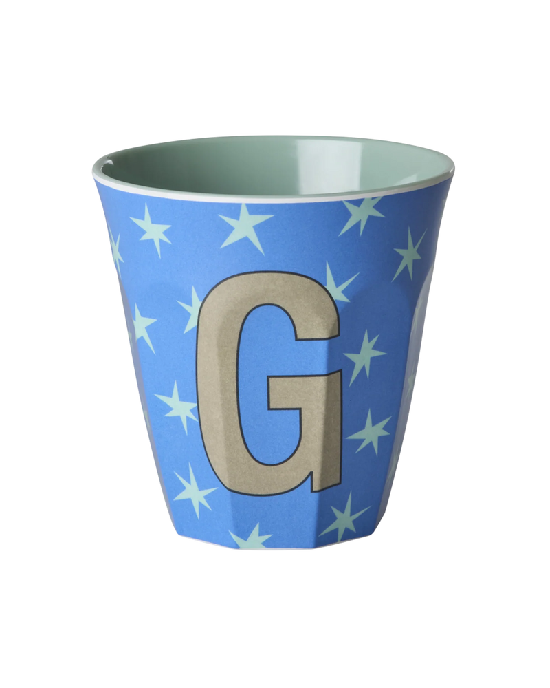 Medium Cup - Blue - G - Stars