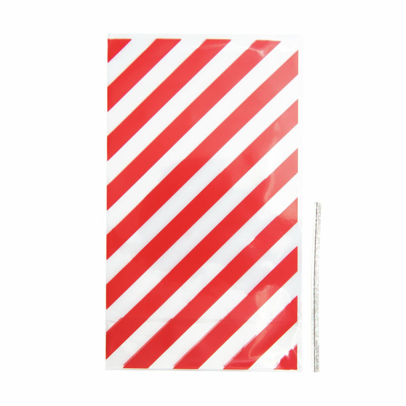 KEKSTÜTEN ROTE STREIFEN 10 STÜCK  112x192mm