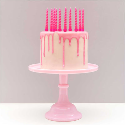 Spiralkerzen, Neon Pink | Boutique Ballooons