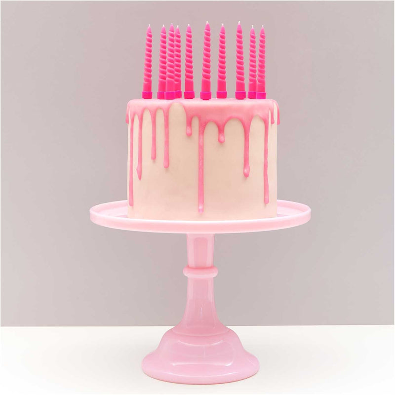 Spiralkerzen, Neon Pink | Boutique Ballooons