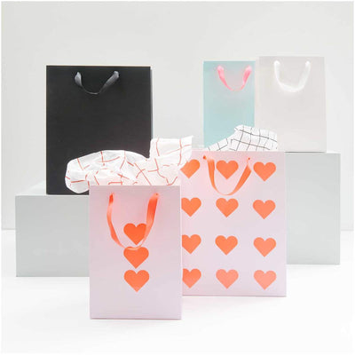 Paper Poetry Geschenktüte weiß 26x32x12cm