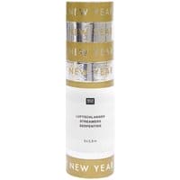 Rico Design Luftschlangen Happy New Year 3,8m