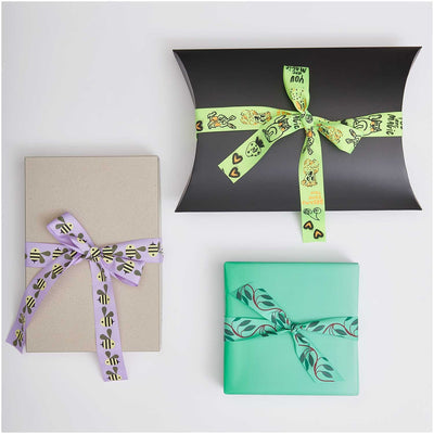 Paper Poetry Taftband Bienen 38mm 3m | Boutique Ballooons