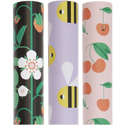 Geschenkpapier Erdbeeren | Boutique Ballooons