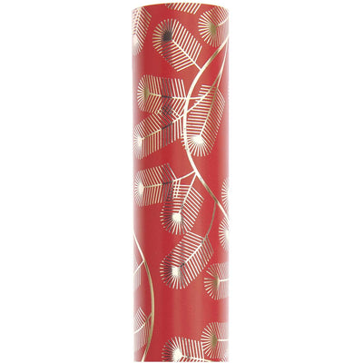 Paper Poetry Geschenkpapier Tannenzweige 200x70cm 80g/m2 rot