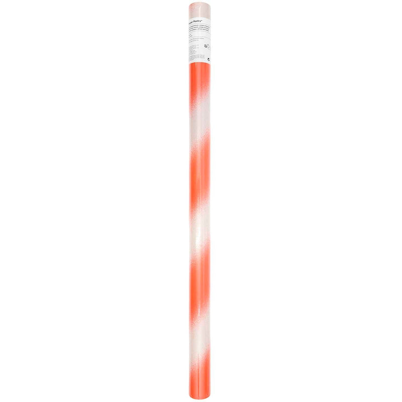 Geschenkpapier Spray Streifen, neon rot, FSC MIX | Boutique Ballooons