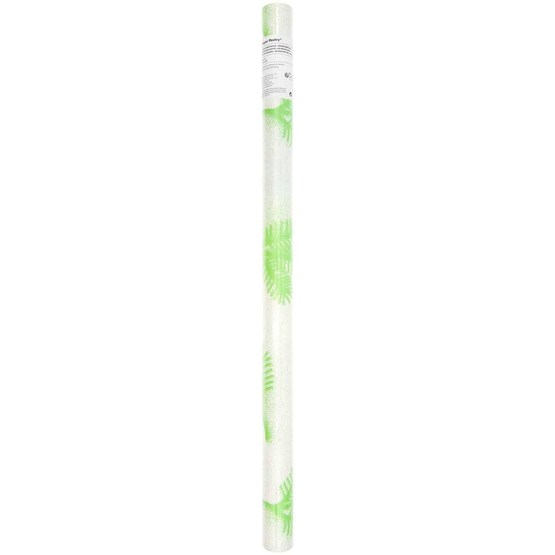 Geschenkpapier Tannenzweige, neon grün, FSC MIX