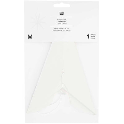 Papierstern, weiß, FSC MIX