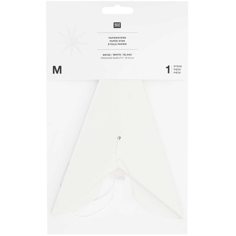 Papierstern, weiß, FSC MIX