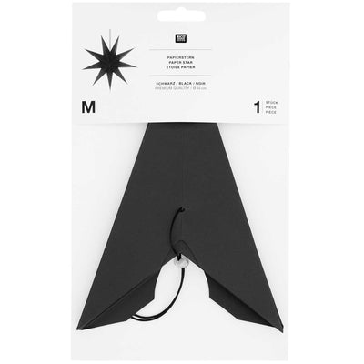 Papierstern, schwarz, FSC MIX