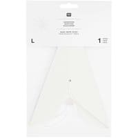 Rico Design Papierstern auffaltbar 60cm weiß