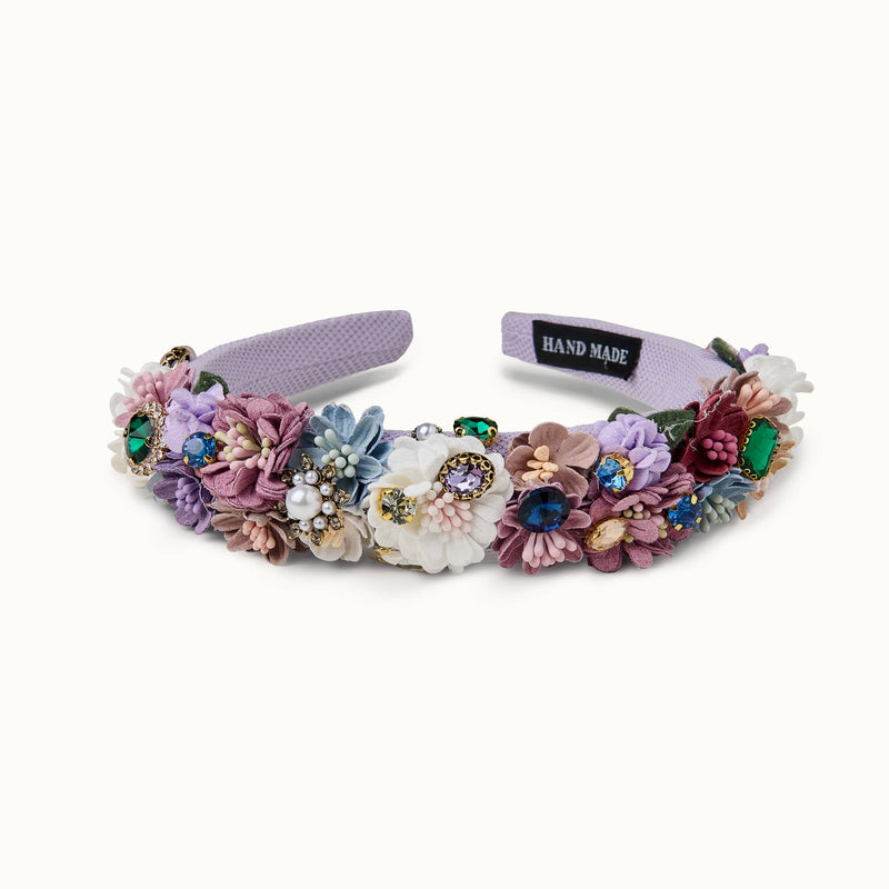 by Vivi. - Haarband Blume Lavendel