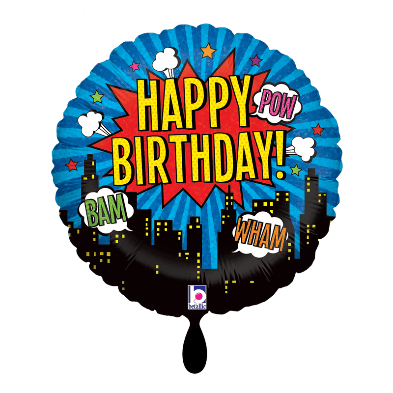 Folienballon Superhero Birthday