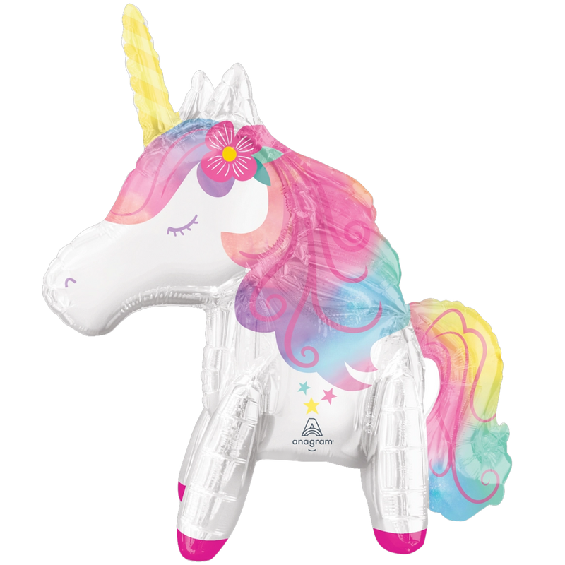 Multi Balloon Enchanted Unicorn - Sitting Balloon