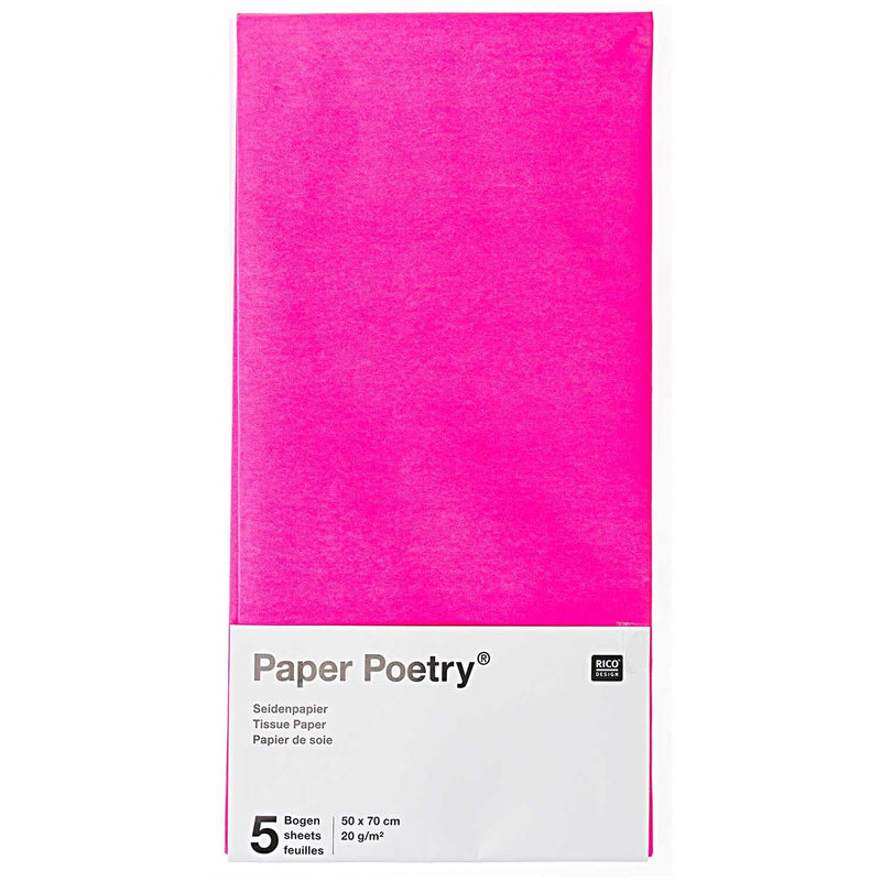 SEIDENPAPIER,PINK 5 ST FSC MIX