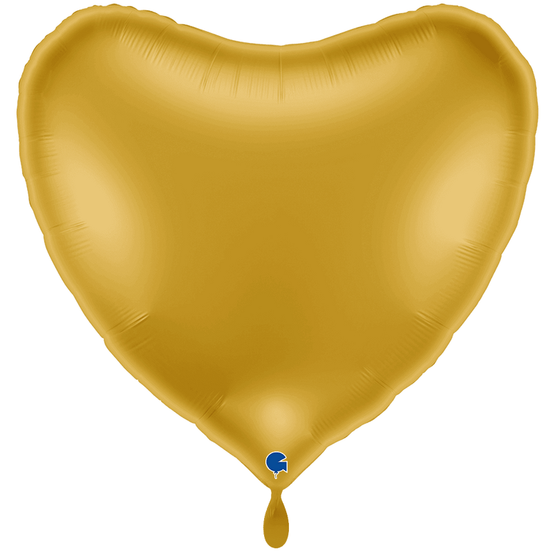 Herzballon XXL Gold
