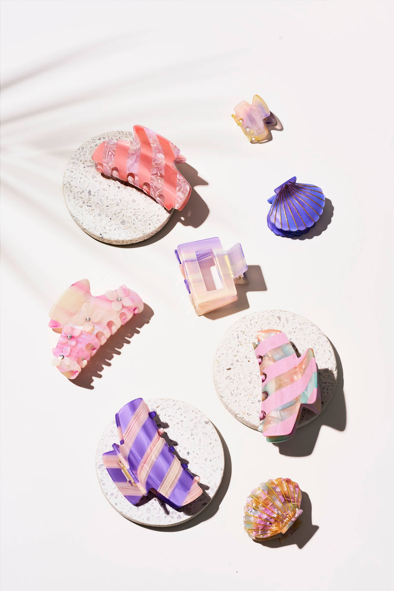 by Vivi. - Shell Haarspange Strawberry Milkshake