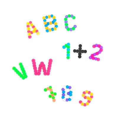 ABC CHAMPIONS BÜGELPERLEN LERNSPASS-SET BUCHSTABEN & ZAHLEN