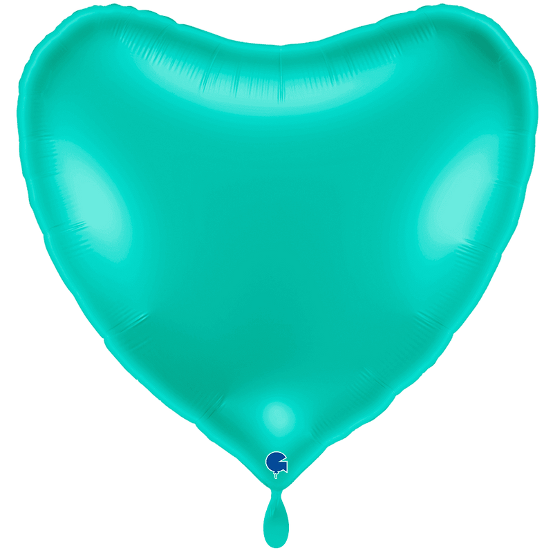 Herzballon XXL Türkis