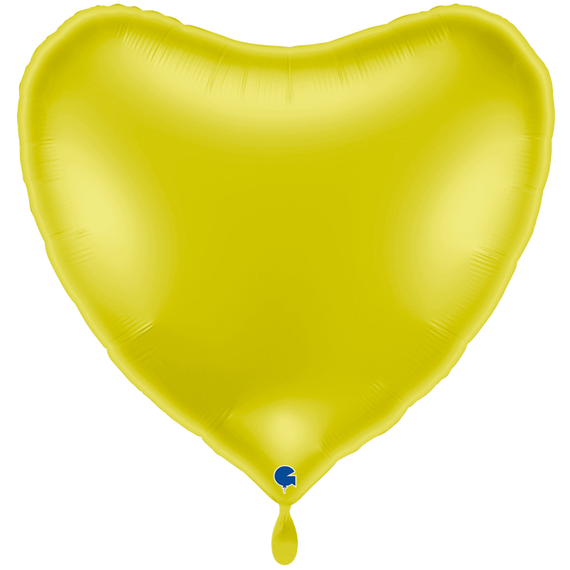 Herzballon XXL Gelb