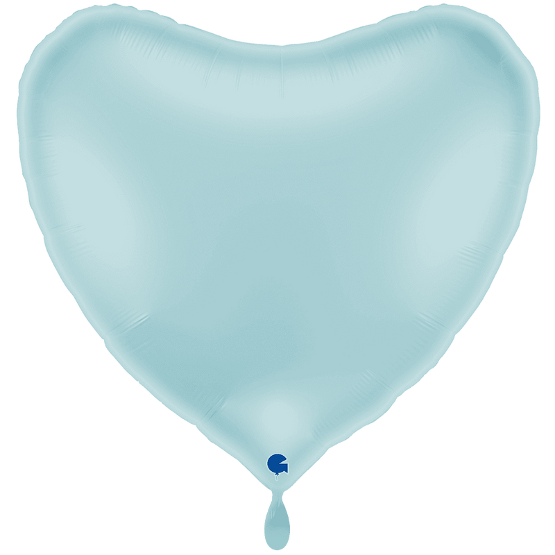 Herzballon XXL Pastellblau