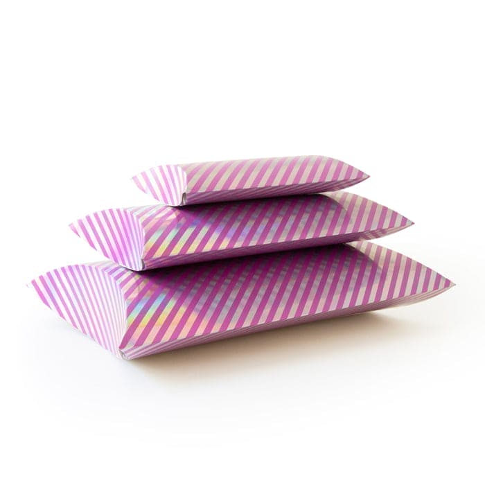 Kissenschachteln - Medium - Holographic Pink