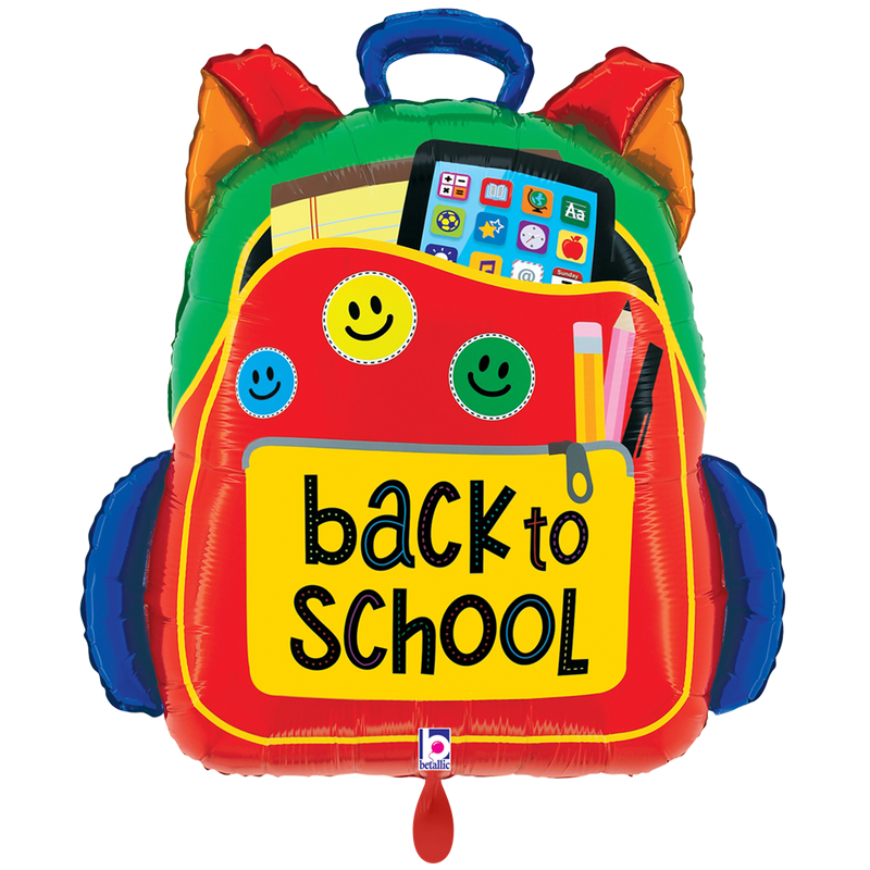 Folienballon Back To School Backpack XXL