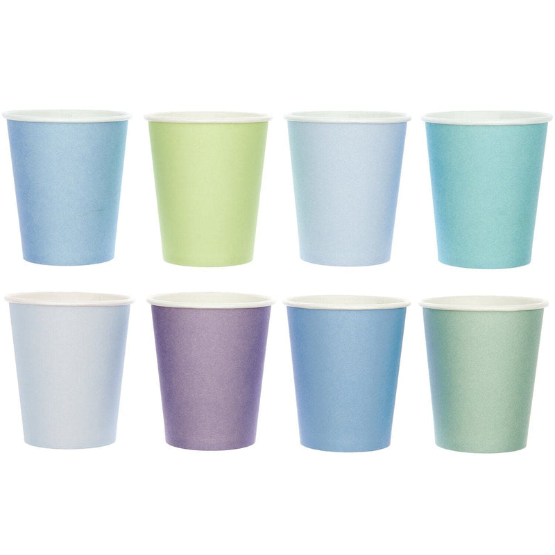 Pappbecher Mix, Rosa, FSC MIX, 8 Stk, 8 verschiedene Farben, 250 ml, 94 mm x 80 mm, 268 g/m2 (Kopie)
