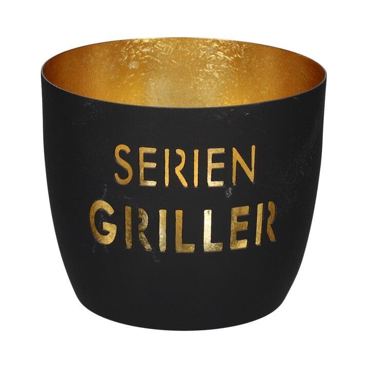 MADRAS, WINDLICHT, M, MOTIV: SERIEN GRILLER, SCHWARZ/GOLD