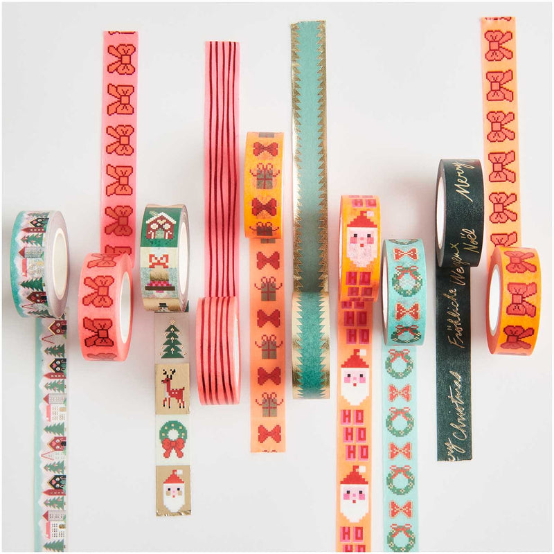 Tape Lines, Neon Pink / Red FSC MIX