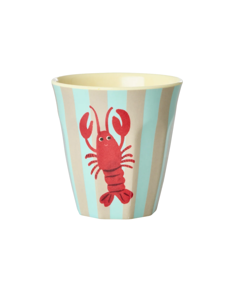 Kleine Becher - Blau - Ocean Print - 6er Pack